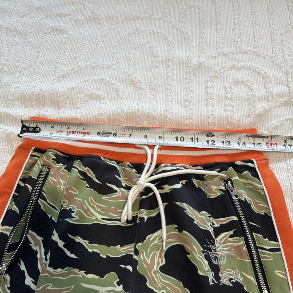 Reason Tracksuit Men Medium Multicolor NEW Floral Camo Racing Stripe 2pc Set - Picture 6 of 11